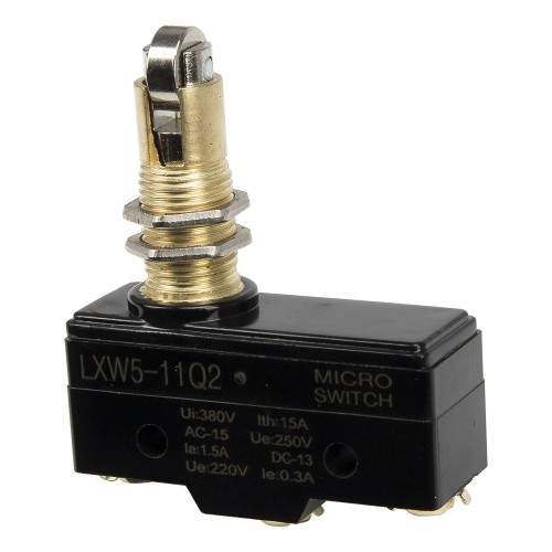 LXW5-11Q2 silver contact panel mount crossroller plunger micro limit switch
