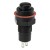 DS-211 black 10mm mounting diameter self-lock ON-OFF push button switch