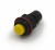 DS-211 yellow 10mm mounting diameter self-lock ON-OFF push button switch