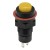 DS-211 yellow 10mm mounting diameter self-lock ON-OFF push button switch