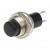 DS-314 black 10mm mounting diameter reset (ON) - OFF push button switch