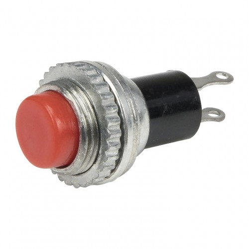 DS-314 red 10mm mounting diameter reset (ON) - OFF push button switch