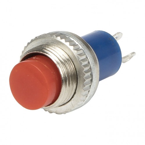 DS-315 red 10mm mounting diameter reset ON-(OFF) push button switch