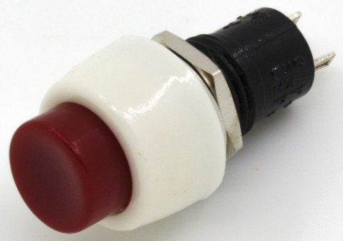 DS-451 red 10mm mounting diameter reset (ON) - OFF push button switch