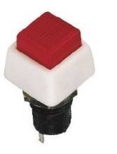 DS-461 red 10mm mounting diameter reset (ON) - OFF push button switch