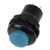 DS-313 blue 12mm mounting diameter reset (ON) - OFF round push button switch