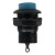 DS-313 blue 12mm mounting diameter reset (ON) - OFF round push button switch