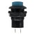 DS-313 blue 12mm mounting diameter reset (ON) - OFF round push button switch