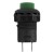 DS-426 green 12mm mounting diameter self-lock ON-OFF square push button switch