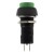PBS-11A green 12mm mounting diameter self-lock ON-OFF round push button switch