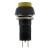 PBS-11A yellow 12mm mounting diameter self-lock ON-OFF round push button switch