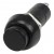 PBS-11B black 12mm mounting diameter reset (ON) - OFF round push button switch