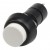 PBS-11B white 12mm mounting diameter reset (ON) - OFF round push button switch