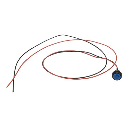 PBS-33B blue 12mm mounting diameter reset (ON) - OFF 0.75m cable round push button switch