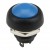 PBS-33B blue 12mm mounting diameter reset (ON) - OFF round push button switch