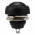 PBS-33B black 12mm mounting diameter reset (ON) - OFF round push button switch