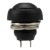 PBS-33B black 12mm mounting diameter reset (ON) - OFF round push button switch