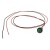 PBS-33B green 12mm mounting diameter reset (ON) - OFF 0.75m cable round push button switch