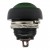 PBS-33B green 12mm mounting diameter reset (ON) - OFF round push button switch