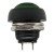 PBS-33B green 12mm mounting diameter reset (ON) - OFF round push button switch
