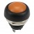 PBS-33B orange 12mm mounting diameter reset (ON) - OFF 0.75m cable round push button switch