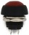PBS-33B red 12mm mounting diameter reset (ON) - OFF round push button switch