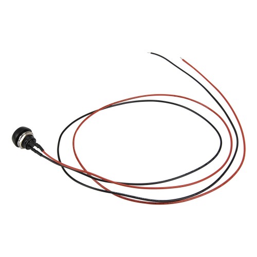 PBS-33B white 12mm mounting diameter reset (ON) - OFF 0.75m cable round push button switch