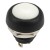 PBS-33B white 12mm mounting diameter reset (ON) - OFF round push button switch