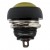 PBS-33B yellow 12mm mounting diameter reset (ON) - OFF round push button switch