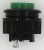 DS-511 green 16mm mounting diameter reset (ON) - OFF round push button switch