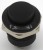 R13-507 black 16mm mounting diameter reset (ON) - OFF round push button switch