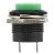 R13-507 green 16mm mounting diameter reset (ON) - OFF round push button switch