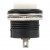 R13-507 white 16mm mounting diameter reset (ON) - OFF round push button switch