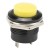 R13-507 yellow 16mm mounting diameter reset (ON) - OFF round push button switch