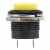 R13-507 yellow 16mm mounting diameter reset (ON) - OFF round push button switch