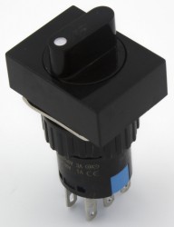 SA16J-22X3 16mm self-lock ON-OFF-ON turn push button switch pushbutton