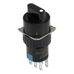 SA16Y-22X3 16mm self-lock ON-OFF-ON turn push button switch pushbutton