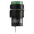 AL6-A-11 16mm 3 pins self-lock ON - OFF round green push button switch
