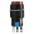 AL6-A-11 16mm 3 pins self-lock ON - OFF round red push button switch
