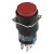 AL6-A-22 16mm 6 pins self-lock ON - OFF round red push button switch