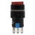AL6-A-22 16mm 6 pins self-lock ON - OFF round red push button switch