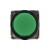 AB6-M-11 16mm 3 pins reset (ON) - OFF round green push button switch