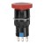 AB6-V 16mm red emergency stop push button switch