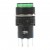AL6-A-22 AC 220V lamp 16mm 8 pins self-lock ON - OFF round green push button switch