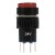 AL6-A-22 24V lamp 16mm 8 pins self-lock ON - OFF round red push button switch