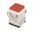 KD2-24 16mm reset (ON) - OFF red rectangle push button switch