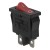 KCD1-101-10 red perforate 19 x 7 mm 2 pins ON - OFF rocker switch