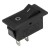 KCD2-101 black perforate 29 x 13 mm 2 pin ON - OFF rocker switch