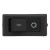 KCD2-101 black perforate 29 x 13 mm 2 pin ON - OFF rocker switch
