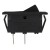 KCD2-101 black perforate 29 x 13 mm 2 pin ON - OFF rocker switch